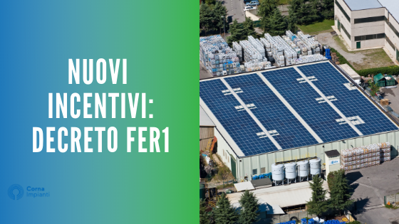 incentivi fotovoltaico rinnovabili decreto